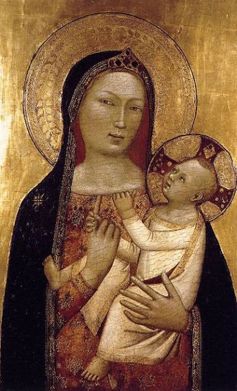 Madonna and Child ca. 1340 by Bernardo Daddi ca. 1290-1350 Location TBD